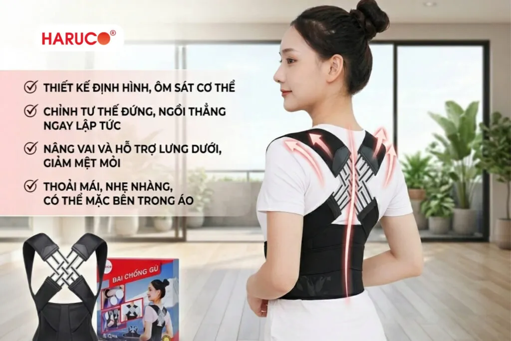 Đai Lưng Chống Gù Haruco HRC-06-2