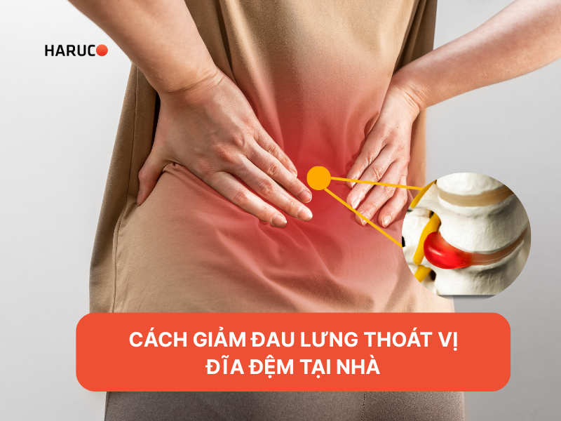Cách giảm đau lưng thoát vị đĩa đệm tại nhà