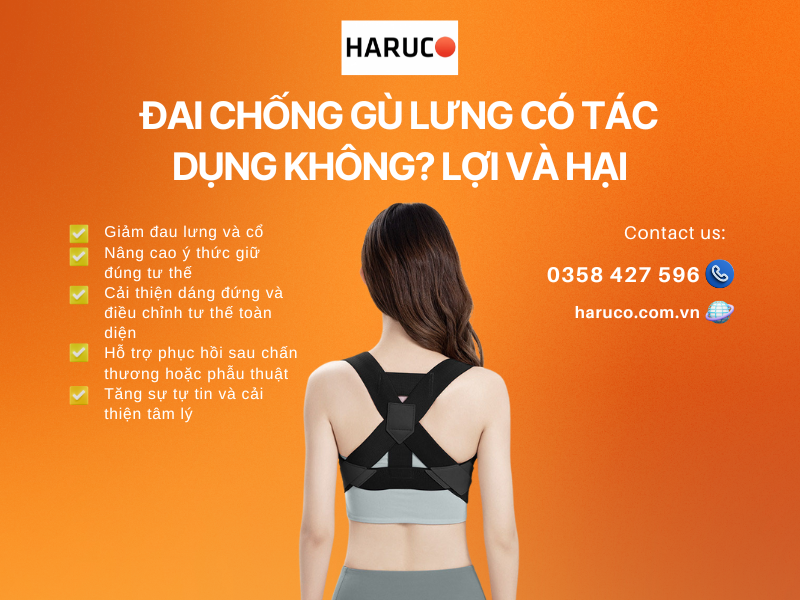 Đai chống gù lưng có tác dụng không? Lợi và hại