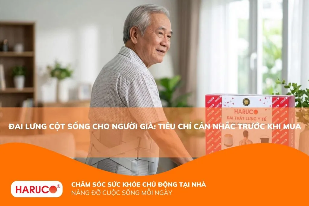 Đai lưng cột sống cho người già: Tiêu chí cân nhắc trước khi mua