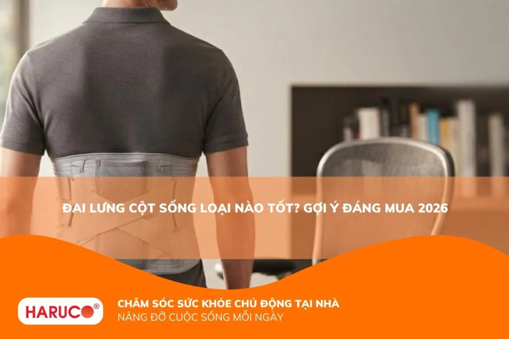 Đai lưng cột sống loại nào tốt? Gợi ý đáng mua 2026