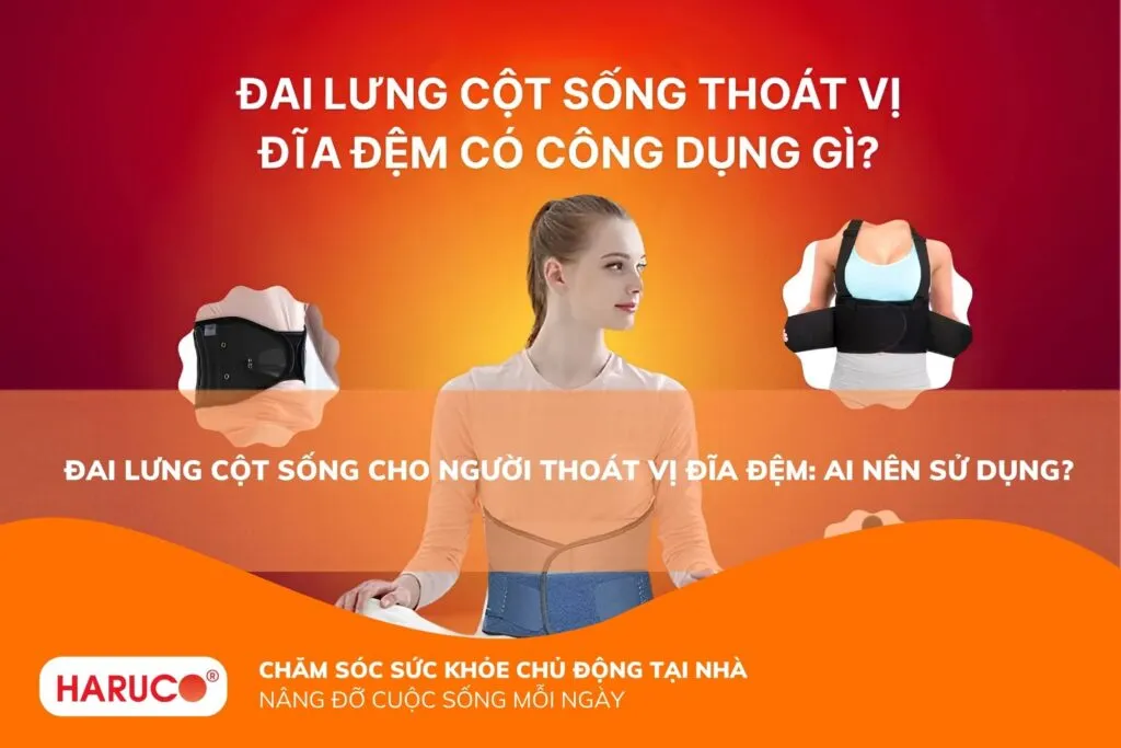 Đai lưng cột sống cho người thoát vị đĩa đệm: Ai nên sử dụng?