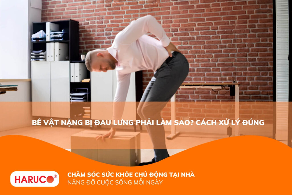 Cách xử lý nhanh cơn đau lưng do bê vật nặng ngay tại nhà