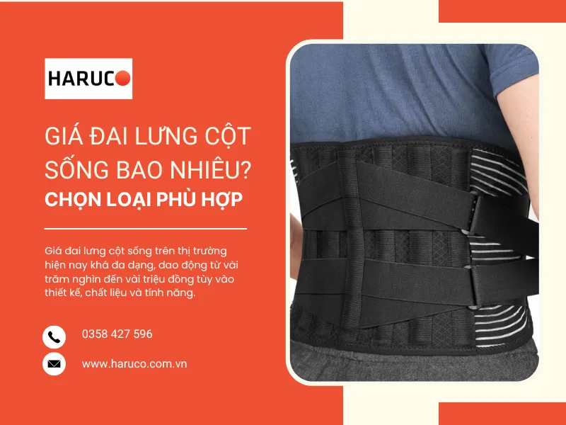giá đai lưng cột sống bao nhiêu