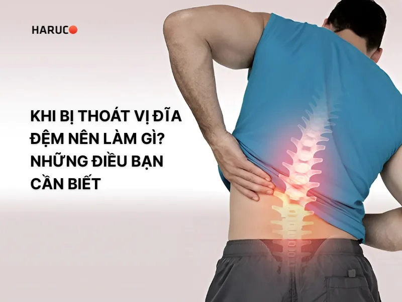 bị thoát vị đĩa đệm nên làm gì