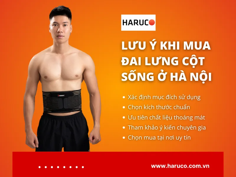 Mua đai lưng cột sống ở Hà Nội