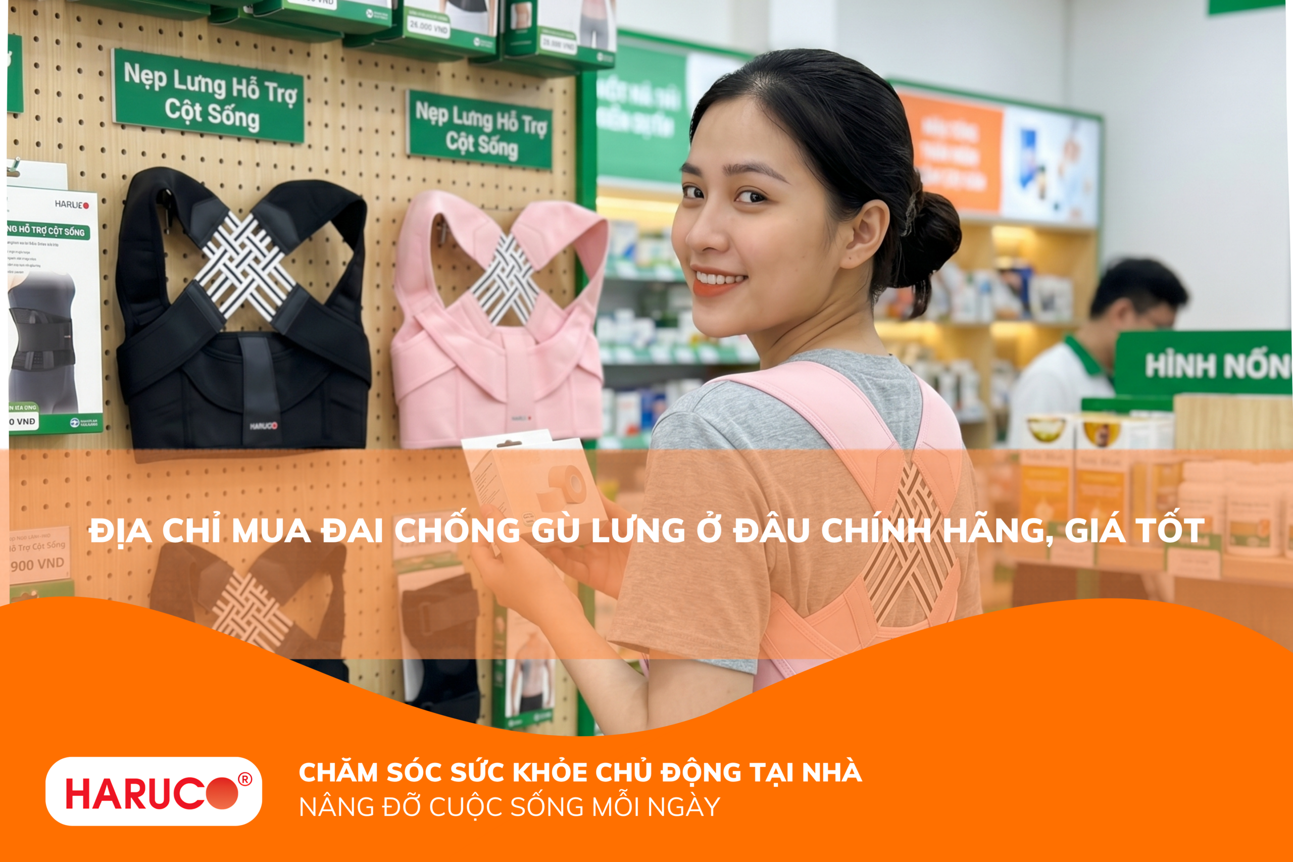 Địa chỉ mua đai chống gù lưng ở đâu chính hãng, giá tốt