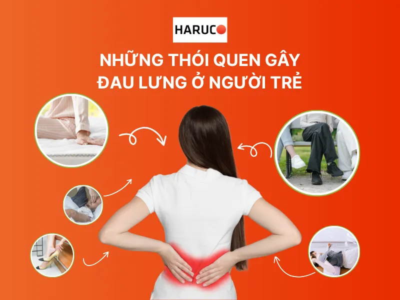 đau lưng ở người trẻ