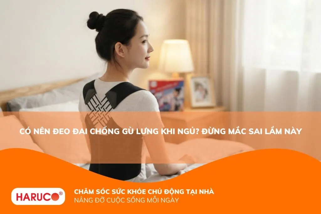 Có nên đeo đai chống gù lưng khi ngủ? Đừng mắc sai lầm này