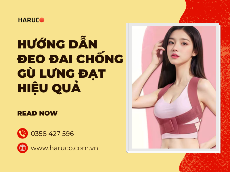 Hướng dẫn đeo đai chống gù lưng đạt hiệu quả