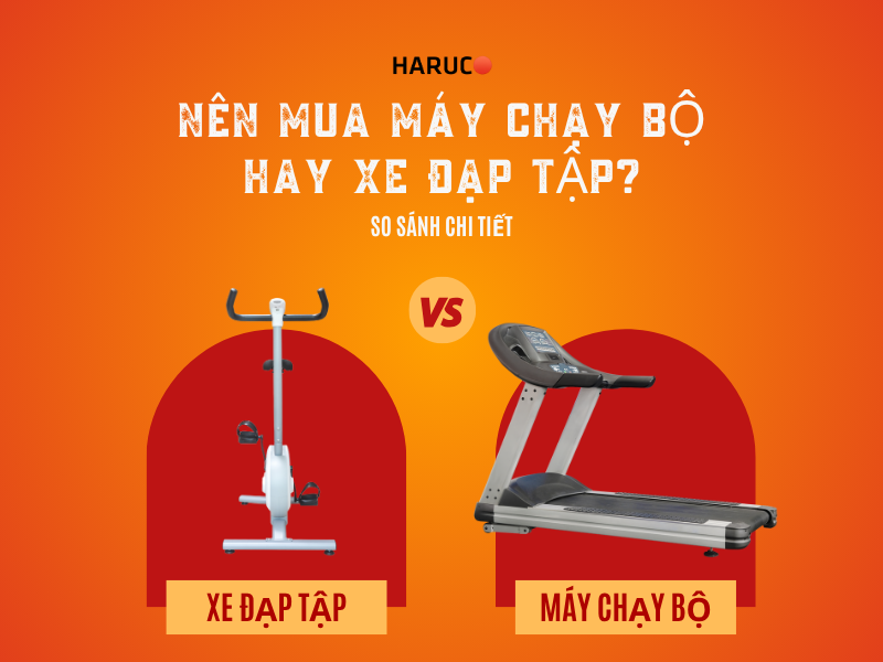 Nên mua máy chạy bộ hay xe đạp tập? So sánh chi tiết