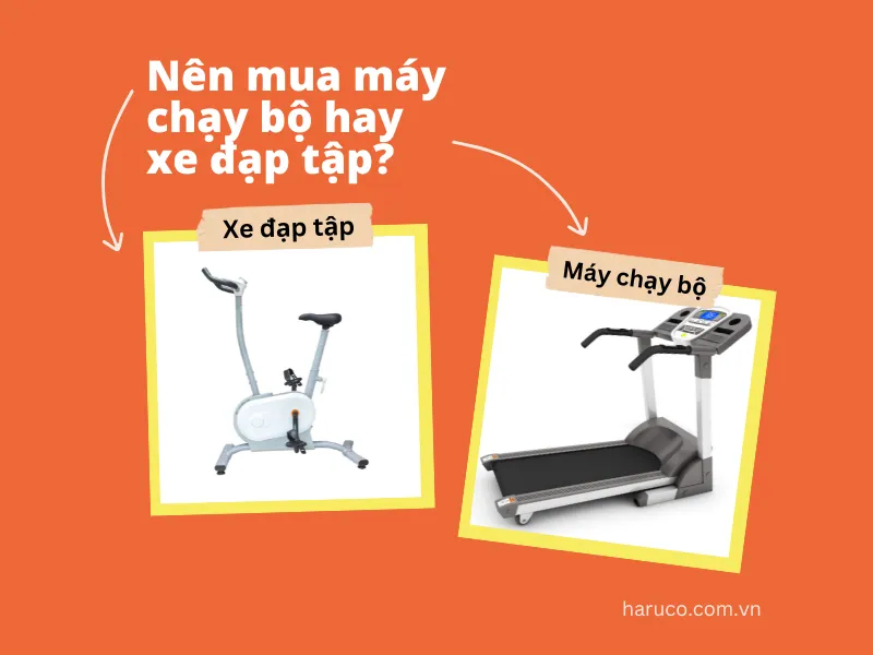 nên mua máy chạy bộ hay xe đạp tập