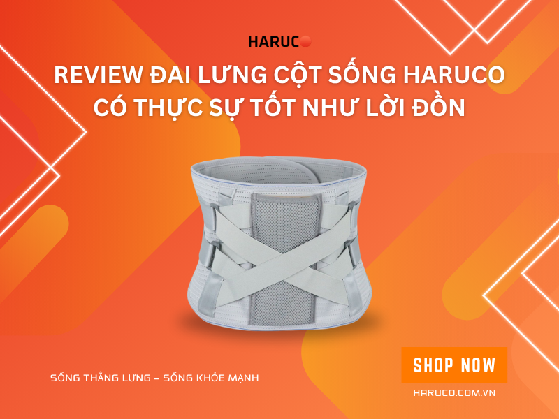 Review đai lưng cột sống Haruco có thực sự tốt như lời đồn