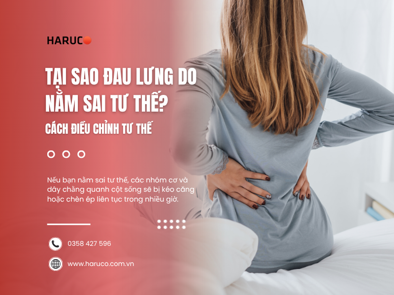 Tại sao đau lưng do nằm sai tư thế? Cách điều chỉnh tư thế