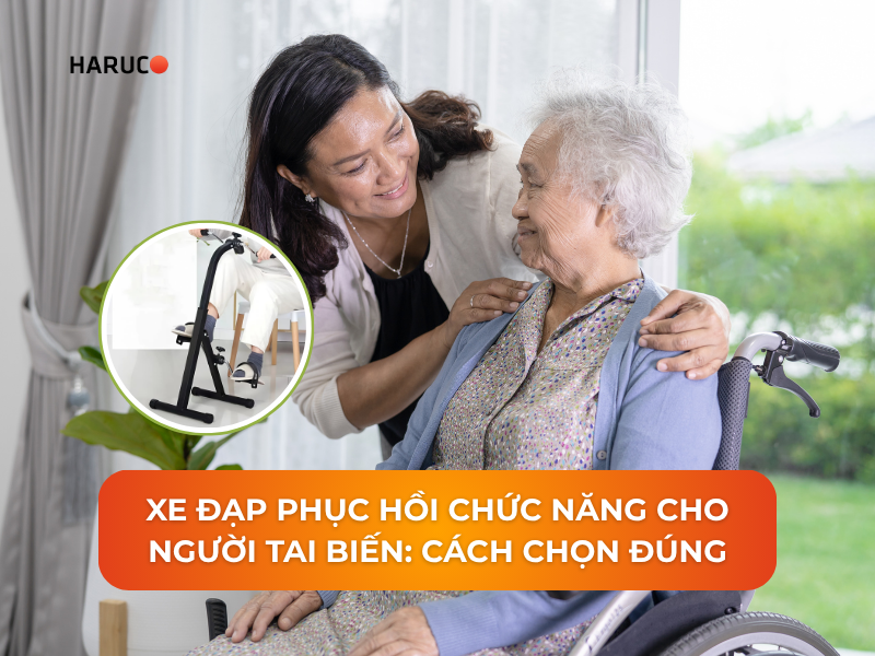 Xe đạp phục hồi chức năng cho người tai biến: Cách chọn đúng