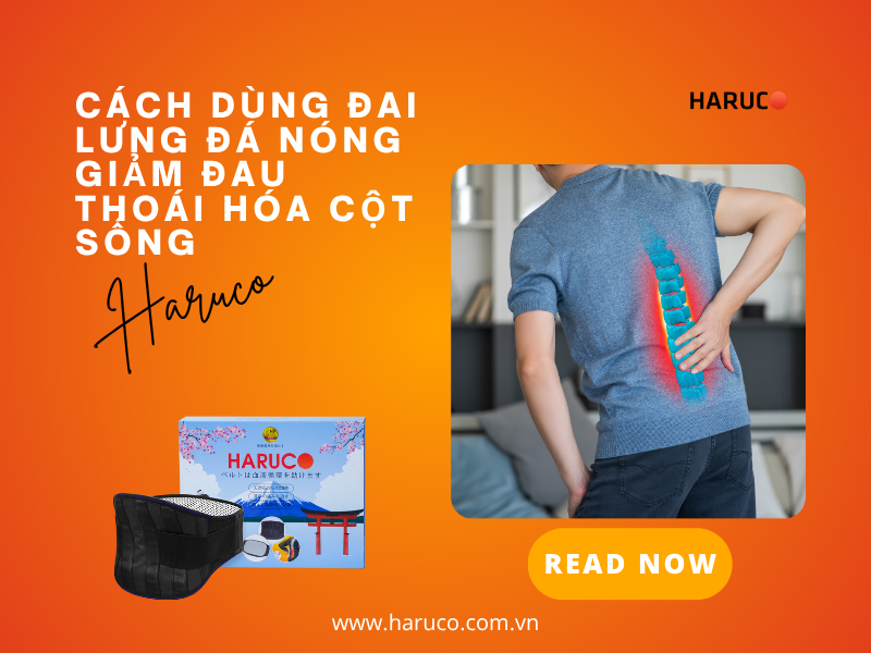Cách dùng đai lưng đá nóng giảm đau thoái hóa cột sống