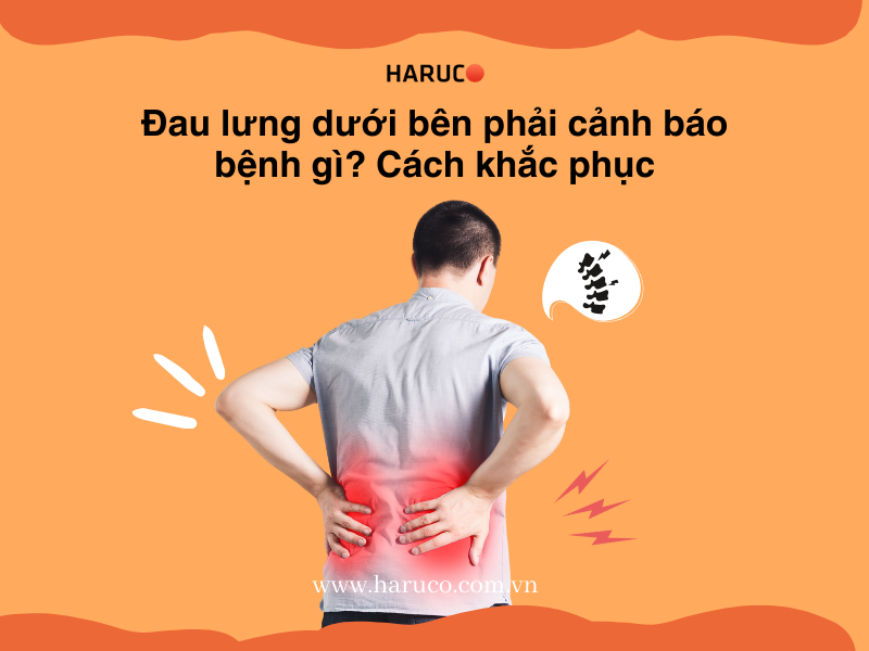 Đau lưng dưới bên phải cảnh báo bệnh gì? Cách khắc phục