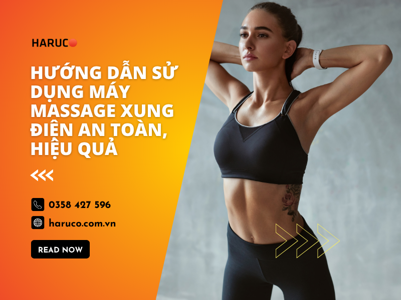 Hướng dẫn sử dụng máy massage xung điện an toàn, hiệu quả