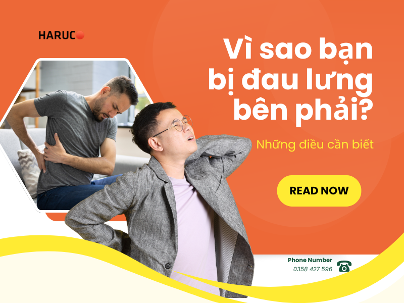 Vì sao bạn bị đau lưng bên phải? Những điều cần biết