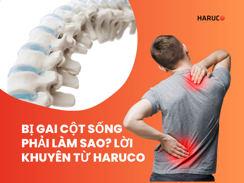 Bị gai cột sống phải làm sao? Lời khuyên từ Haruco