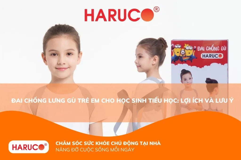 Đai chống lưng gù trẻ em cho học sinh tiểu học