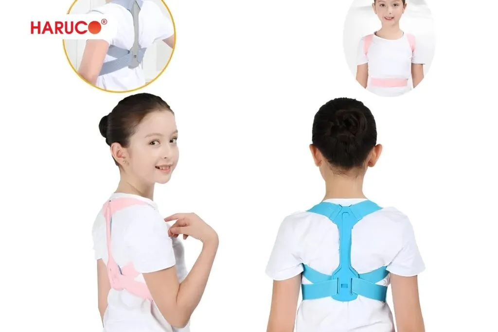 đai chống gù trẻ em cho học sinh tiểu học giúp hình thảnh thói quen giữ lưng thẳng