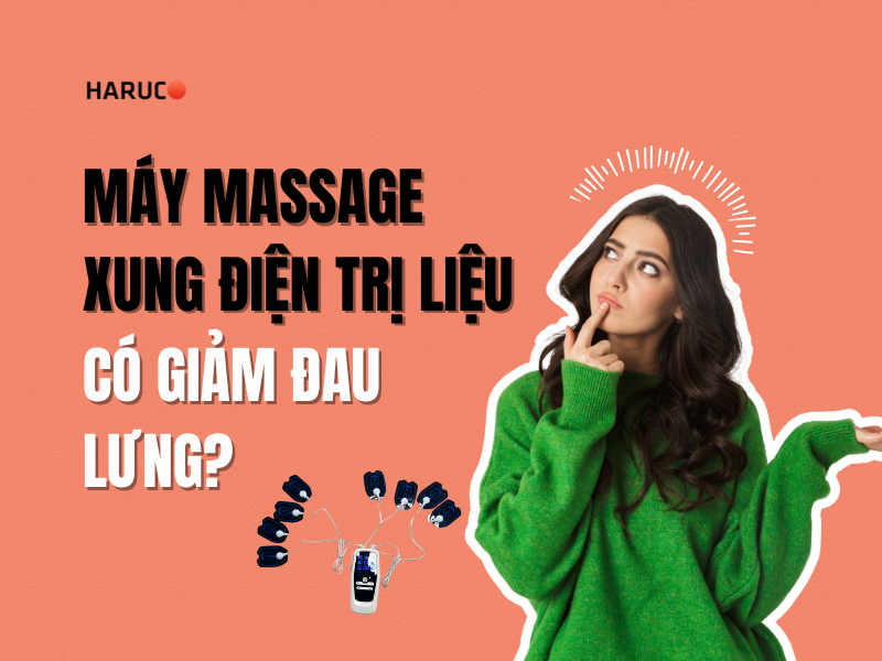 Máy massage xung điện trị liệu có giảm đau lưng?