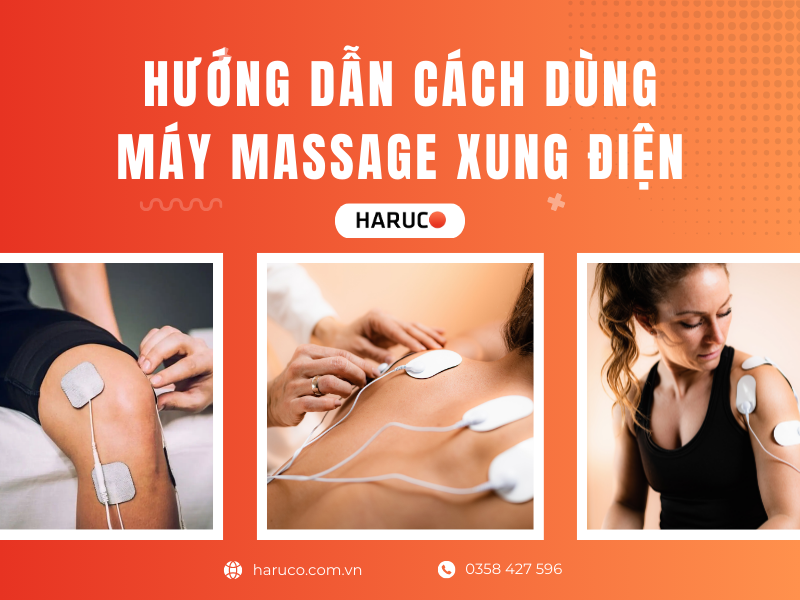 Hướng dẫn cách dùng máy massage xung điện