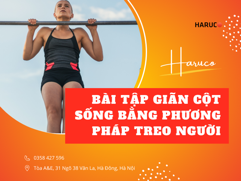 Bài tập giãn cột sống bằng phương pháp treo người