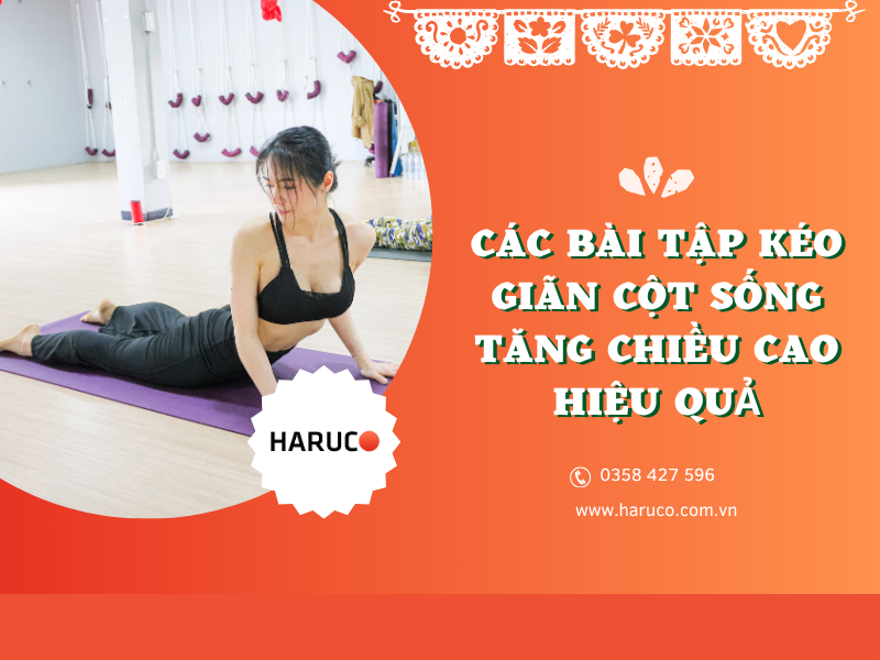 Các bài tập kéo giãn cột sống tăng chiều cao hiệu quả
