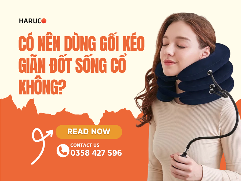 Có nên dùng gối kéo giãn đốt sống cổ không?