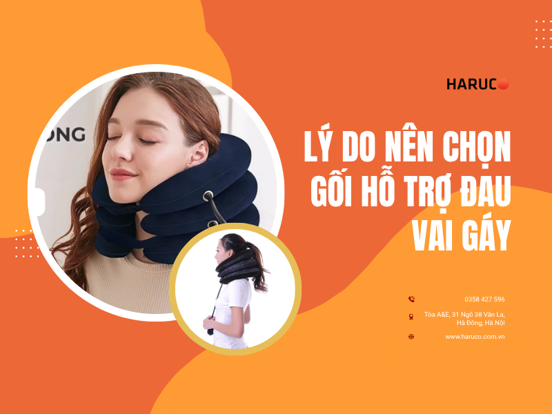 Lý do nên chọn gối hỗ trợ đau vai gáy