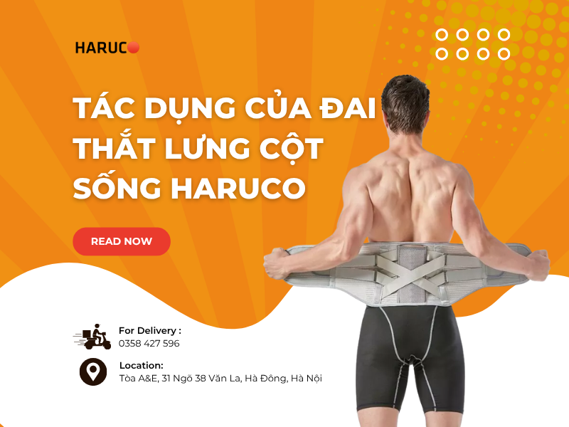 Tác dụng của đai thắt lưng cột sống Haruco