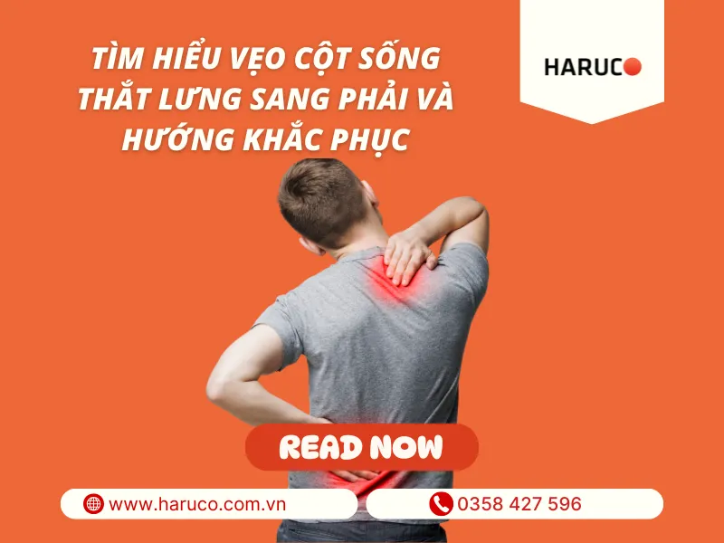 vẹo cột sống thắt lưng sang phải