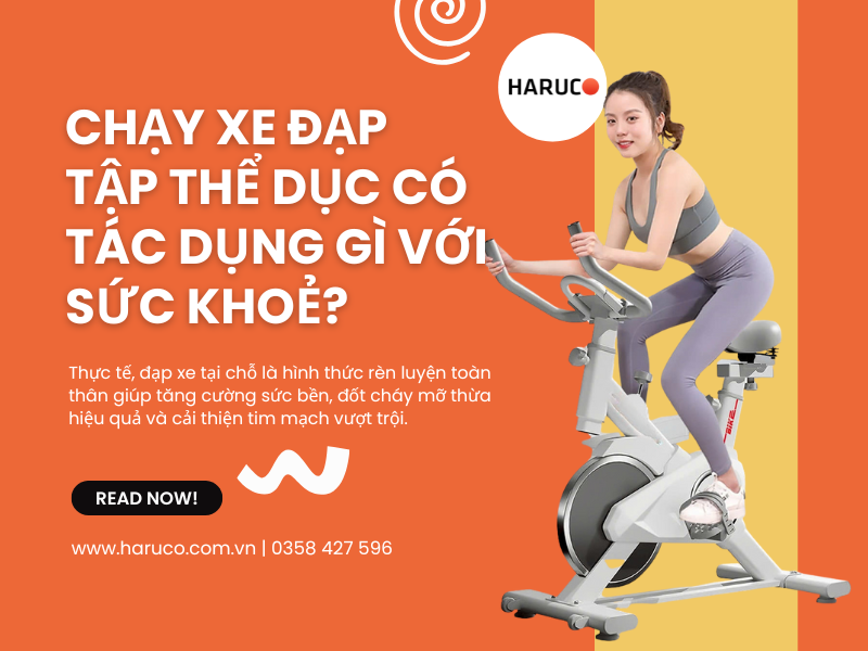 Chạy xe đạp tập thể dục có tác dụng gì với sức khoẻ?