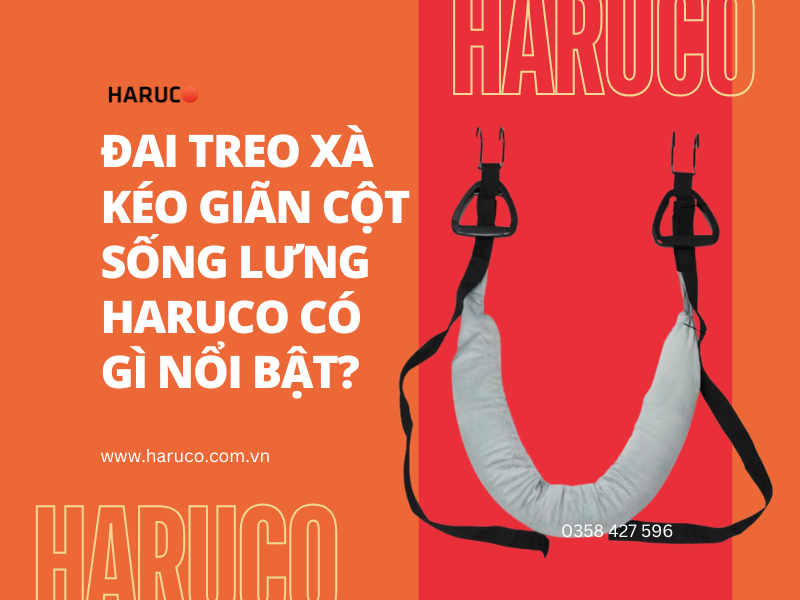 Đai treo xà kéo giãn cột sống lưng Haruco có gì nổi bật?