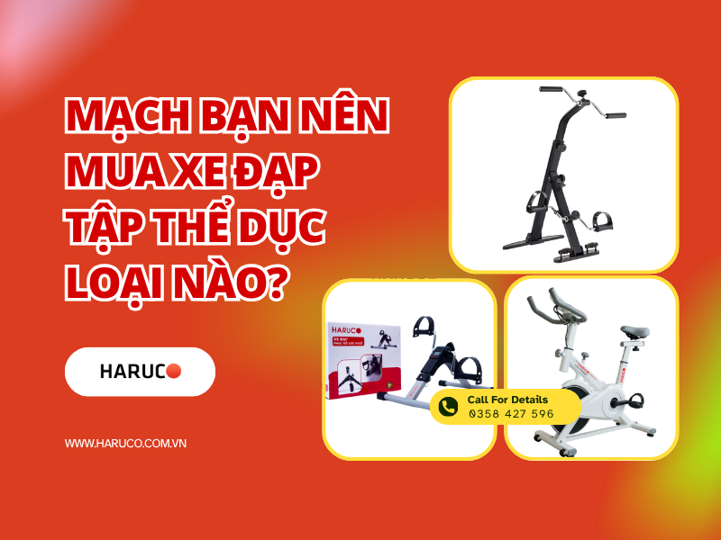 Top mẫu xe đạp tập thể dục đáng mua nhất hiện nay