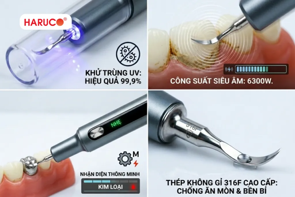 Máy lấy cao răng gen 2 pro Haruco HRC-03-2