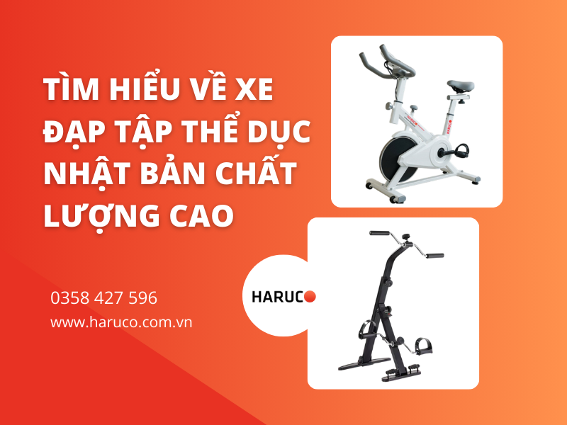 Tìm hiểu về xe đạp tập thể dục Nhật Bản chất lượng cao