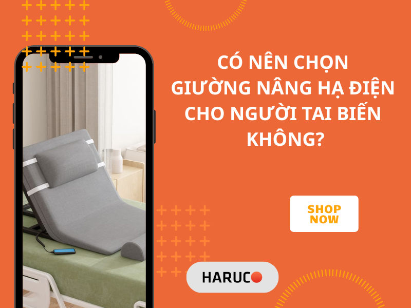Có nên chọn giường nâng hạ điện cho người tai biến không?