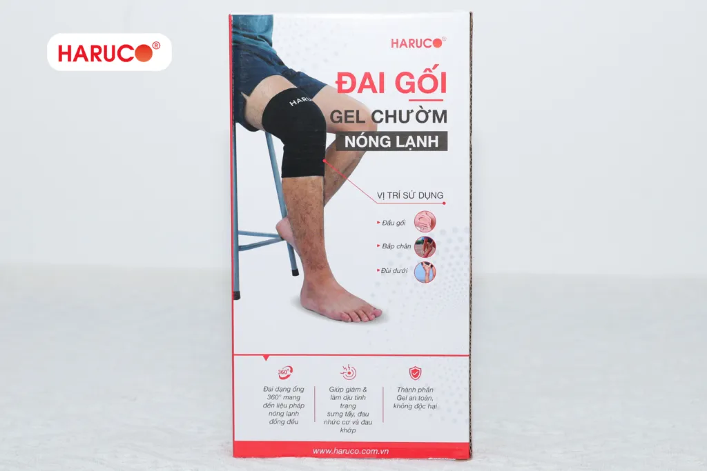 Đai gối gel chườm nóng lạnh Haruco HRC-08-3