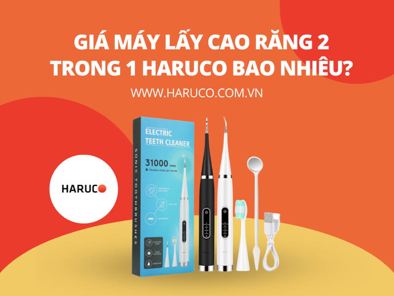 Giá máy lấy cao răng 2 trong 1 Haruco bao nhiêu?