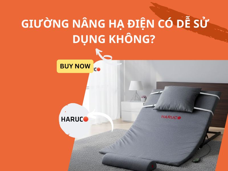 Giường nâng hạ điện có dễ sử dụng không? Hướng dẫn sử dụng
