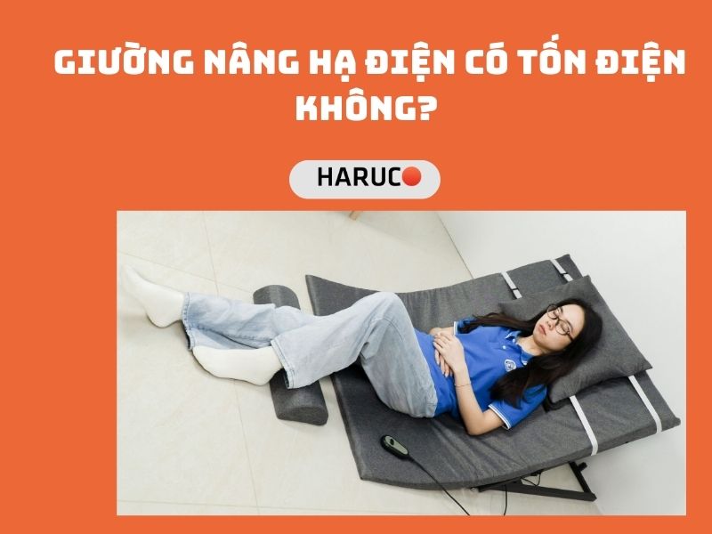 Giường nâng hạ điện có tốn điện không? 