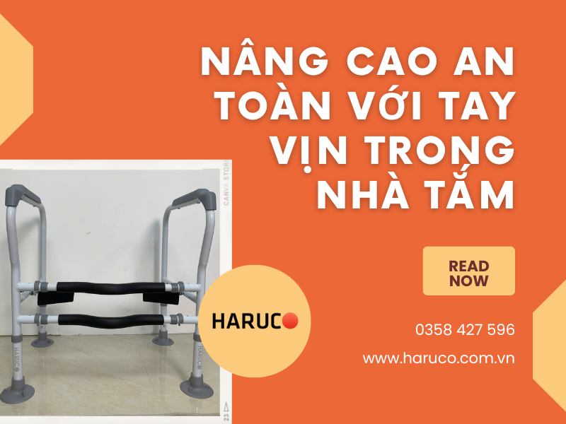 Nâng cao an toàn với tay vịn trong nhà tắm