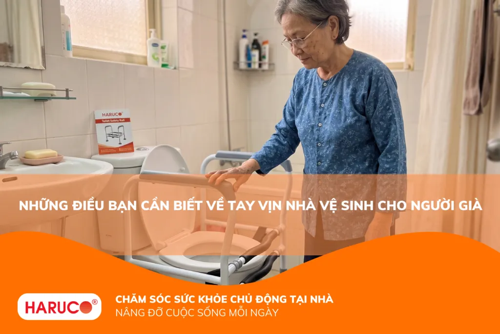 Những điều bạn cần biết về tay vịn nhà vệ sinh cho người già