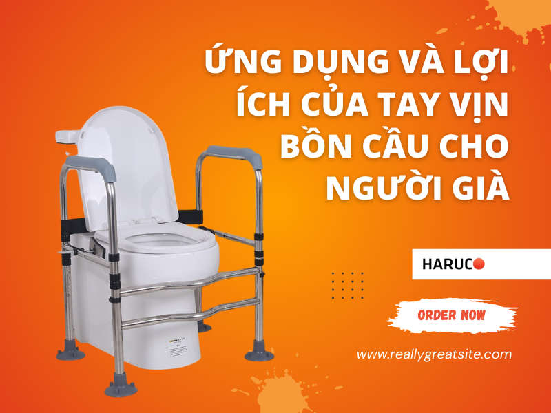Ứng dụng và lợi ích của tay vịn bồn cầu cho người già