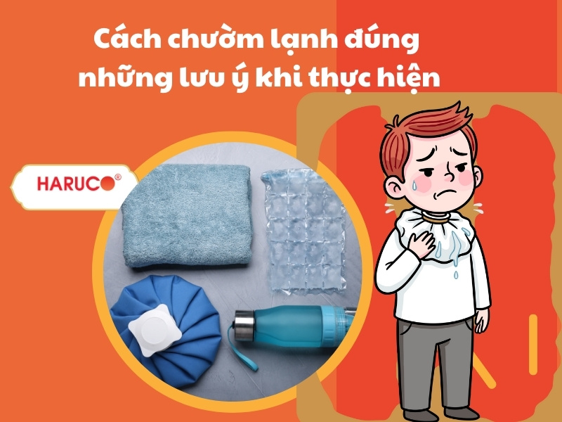 Cách chườm lạnh đúng và những lưu ý khi thực hiện