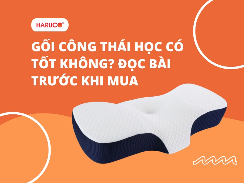 Gối công thái học có tốt không? Đọc bài trước khi mua