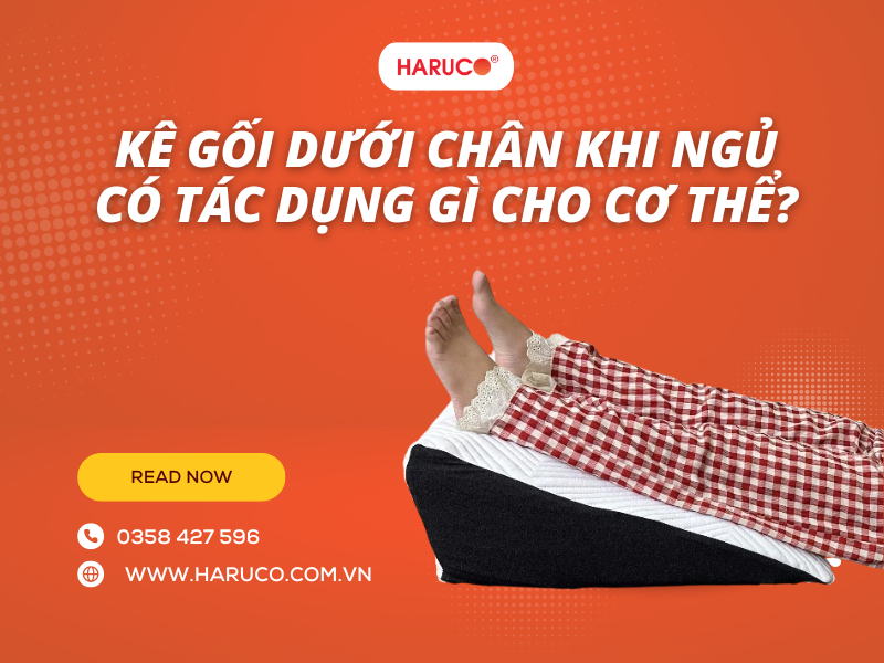 Kê gối dưới chân khi ngủ có tác dụng gì cho cơ thể?